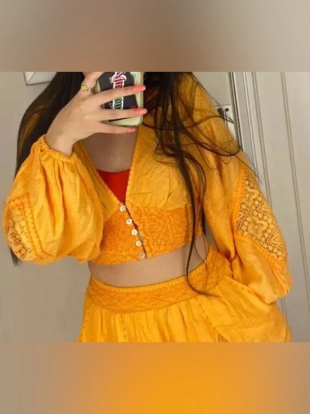 FREE PEOPLE Southwest Lace Top ( Only)